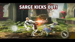SARGE Kicks out Bot in Game! SF4 GamePlay