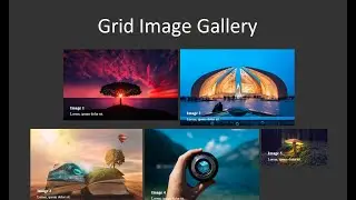 Grid Images Gallery Using Html & Css | By Engr Salman Kamboh