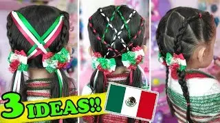 Peinados para las FIESTAS PATRIAS 2019 | Peinados mexicanos PARA NIÑAS