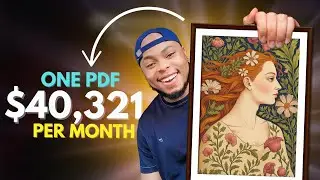 Unsaturated! How I Created A $40k/Month Wall Art Digital Product On Etsy | Print On Demand