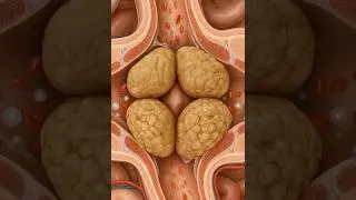 3D Rectal Animation  Multiple Stool Masses Compression & Downward Transit  Gut Health #shorts