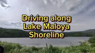 Driving Along Lake Maloya