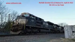 Triple Threat of Norfolk Southern 11Z Trains on the Sunbury Line April 15,16,17 2022 #NS11Z #RAM