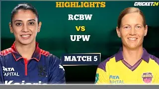RCB vs UPW Match 5 WPL Highlights 2026 | Women IPL Highlights 2026 | wpl 2026 highlights today