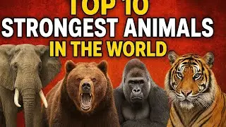 Top 10 Strongest Animals in the World 💪🏻😱