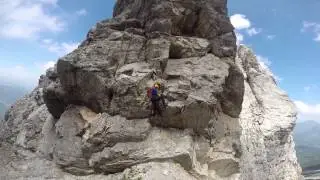 Super Ferrata Cjajnik (Lärchenturm)
