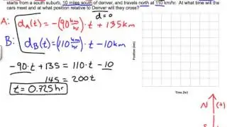 Constant Velocity Intersecting Trips: physics challenge problem