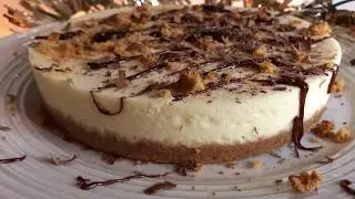 White chocolate and Ginger cheesecake