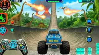 Monster Truck Mega Ramp Stunt Game | New car games for android gameplay 