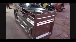 Stainless steel counter