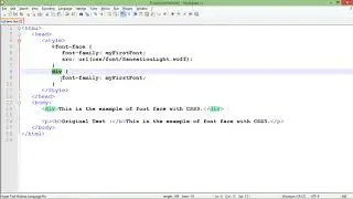 CSS 3 - Web Font