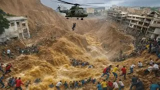 China in Total Chaos: Cities Flooded, Thousands Evacuated