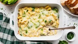 Broccoli Alfredo Pasta Bake