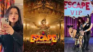ESCAPE HALLOWEEN 2025 VLOG | EDM, RAVING & SPOOKY VIBES 👻