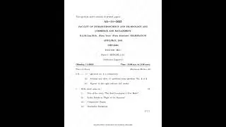 #Summer #2025  #nep2020 #srtmu #srtmun #srtmuniversityexam #priviousyearquestionpaper #shorts  #exam