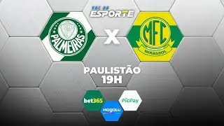 PALMEIRAS X MIRASSOL - AO VIVO | CAMPEONATO PAULISTA &ndash; 17/01/2026