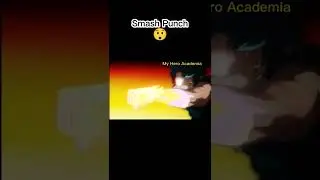 Midoriya achieve Next Level of Smash Punch #myheroacademia #midoriya #smash #punch #anime #short