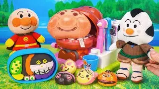 ✨癒しのASMR✨アンパンマンおしゃべりはいしゃさん & 新品未使用3種セット！アンパンマン_おにぎりセット、ぬいぐるみ 🍳究極のサウンド体験を開封🎧😊