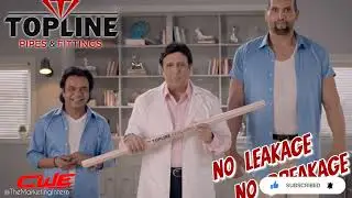 Topline Pipes - Govinda, The Great Khali and Rajpal Yadav #ad #marketing #TVC #cwe #brandAmbassador