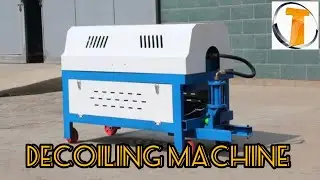 Decoiling Machine | Steel wire straightening Machine | Construction Equipment