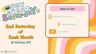 Sew Great Saturday! 🌟 Fresh Fabrics | Project Inspiration & More! | GE Designs Live
