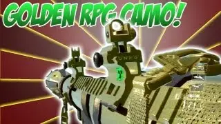 Black Ops 2 GOLD RPG Camo + How To Unlock Tips & Tricks! (COD BO2 Gold Launcher Gameplay Footage)