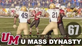 U Mass Minutemen Dynasty - EP67 (Year 5, Week 15 ACC Championship Game vs Georgia Tech)