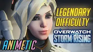 Legendary difficulty: Storm Rising PvE event as Mercy - Overwatch