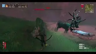 Defeat Eikthry with a bow in Valheim.