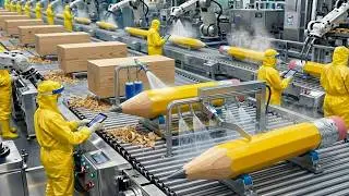 Annual Production of 1 Billion Pencils, How Are Pencils Made In The Factory?