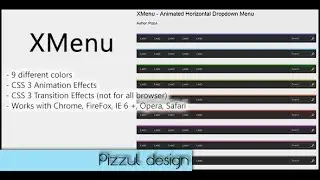 PRODUCTS - XMenu - Animated Horizontal Dropdown Menu