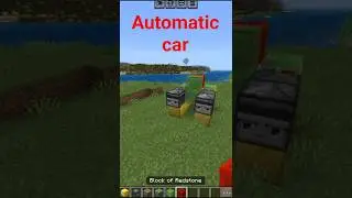 Minecraft in automatic car || tutorial || #minecraft #shortsfeed #gaming #automaticcar #Minecraftcar