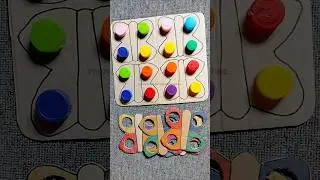 MATCHING GAME FOR KIDS #finemotorskills #montessori #toddleractivities #preschooll