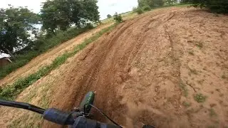 obliterating a garden with a 110cc