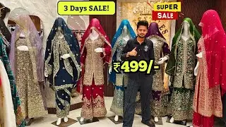 Wedding Dresses ₹499/- Partywear Suit Garara Plazo Lahenga Bridal Sarees YS Textiles Hyderabad