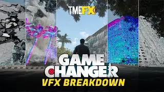 Behind the magic! 🔥Game Changer  VFX breakdown #ramcharan #shankar #sjsurya #vfx #breakdown