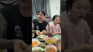 กุ้งแม่น้ำกับสะเดา  รอบดึกกันครับ  😄 ￼#thaifood ￼