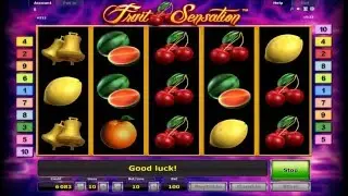 Игровые Гейминатор слоты Фруктовая Сенсация (Fruit Sensation) от Novomatic на сайте Sqancheli.com