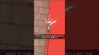 The church wall is shaped like the smash ball ☠️😹