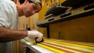 Building J Skis - Assembling & pressing skis at the factory