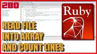 RUBY Read text file into array and count lines
