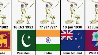 First Test Match of Cricket Teams | First Official International Cricket Match | ICC Test Matches