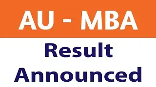 ALLAHABAD UNIVERSITY MBA ( MONIRBA) ENTRANCE RESULT - 2021 ANNOUNCED