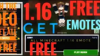 Get Minecraft 1.16 all emotes for free