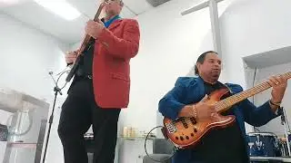 Jamming With The Pastor III/ Sigfredo Arce-Music Man Sabre Guitar/ Harry Garcia -Sire P10 Bass