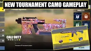 *NEW* Codm Tournament Camo Pixelated Aggression In Game View Season 5 Get Wrecked