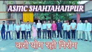Yoga play (part -2) asmc shahjahanpur #mbbs #international #yogaday #doctors