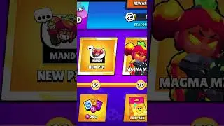 Brawl Pass Tier 70 Moment! | #shorts #brawlstars