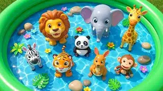 Wild Animals for Kids – Educational Videos (Cheetah, Tiger, Bear )