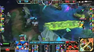 Team Impulse vs Team Dignitas  - Game 1 - NA LCS SUMMER PLAYOFFS   QUARTERFINALS